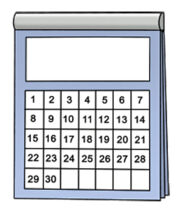 Grafik: Termin-Kalender